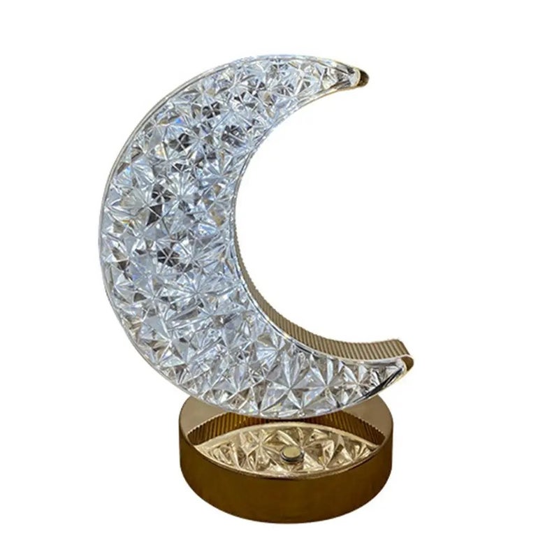 Bluejw Touch Control Star Moon Night Light - 3 Color Changing Bedside Lamp for Bedroom Living Room Decor - Romantic Table Lamp - Image 5